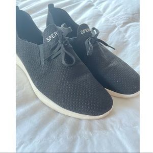 Black Sperry Slip-On Shoes